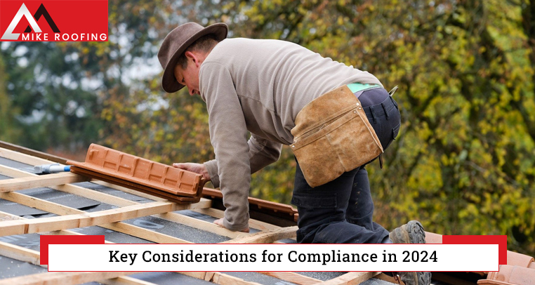 Roofers adhering to energy efficiency regulations during installation